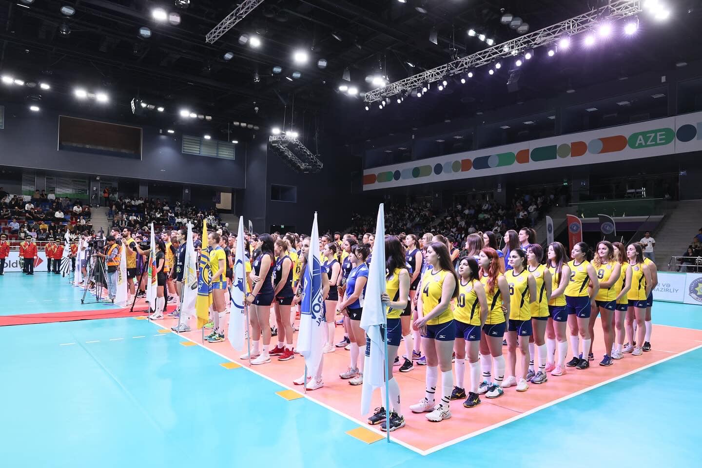 Voleybol üzrə Azərbaycan çempionatının açılış mərasimi keçirilib - FOTO/VİDOE